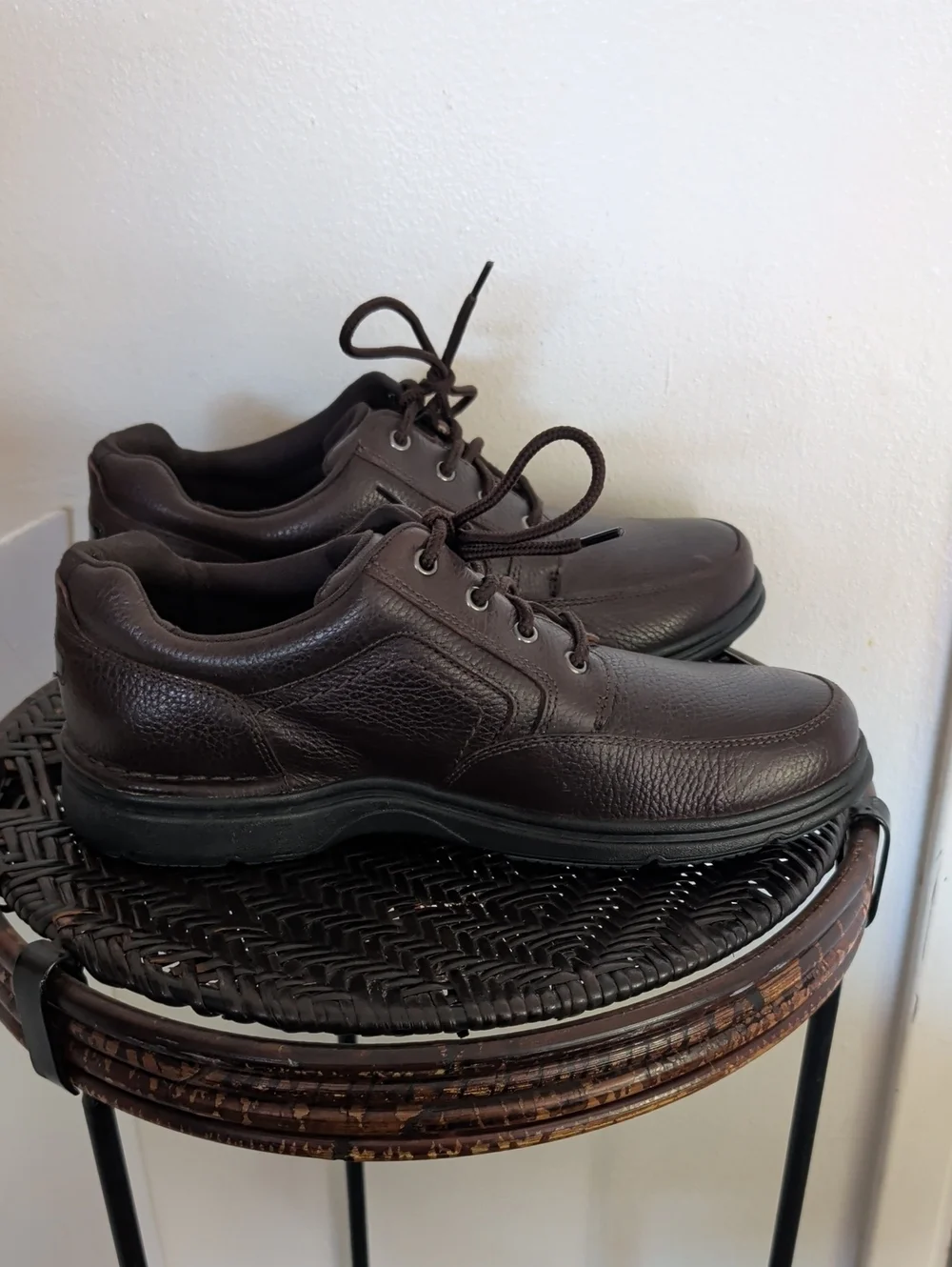 Rockport Men's Shoes Eureka Plus Brown Mudguard Oxford Size 9.5